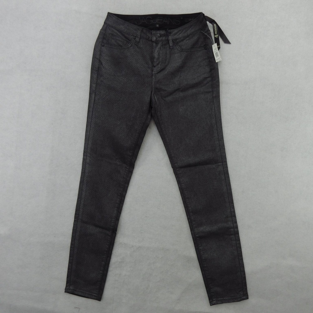 Jag Jeans Miranda Slim Jeans Womens 4 Gray Mid Rise Skinny Stretch New DEFECT